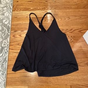 Loose fit Black Lululemon tank top size 10